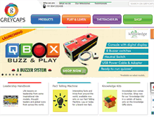 Tablet Screenshot of greycaps.com